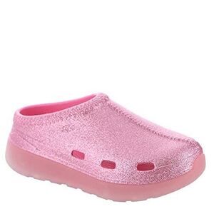 UGG Tasman Sport Glitter Pink Clogs Slip On Shoes Size K5 Kids Girls Youth 5 EUC
